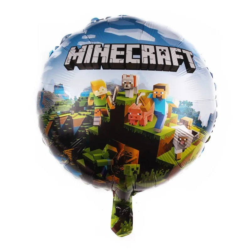 Оптовая продажа 2023 Новое поступление Мультяшные детские игрушки Roblox Minecraft фольгированный шар для детей украшения дня