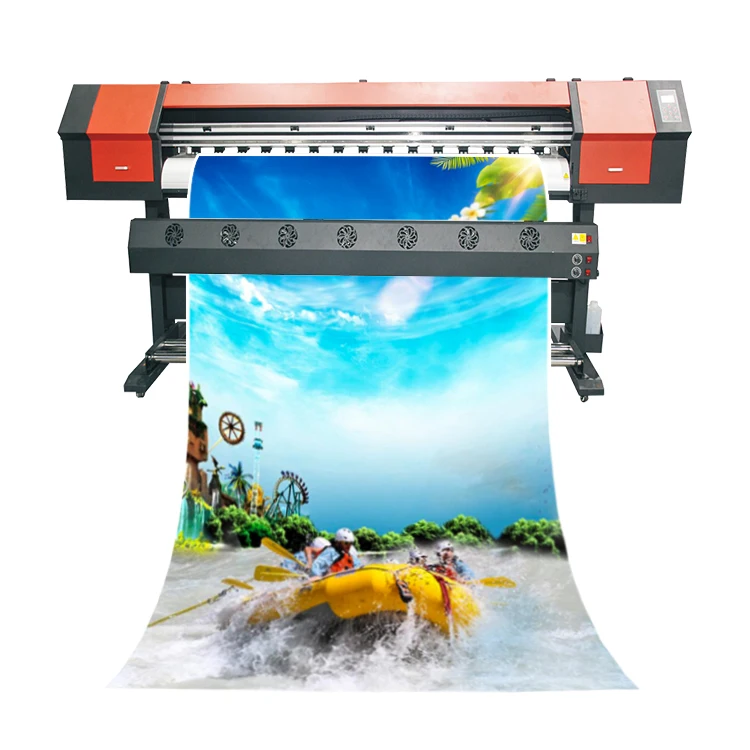 Low Price 1.6m 1.8m plotter i1600 eco solvent printer ecosolvent flex banner vinyl sticker printer machine
