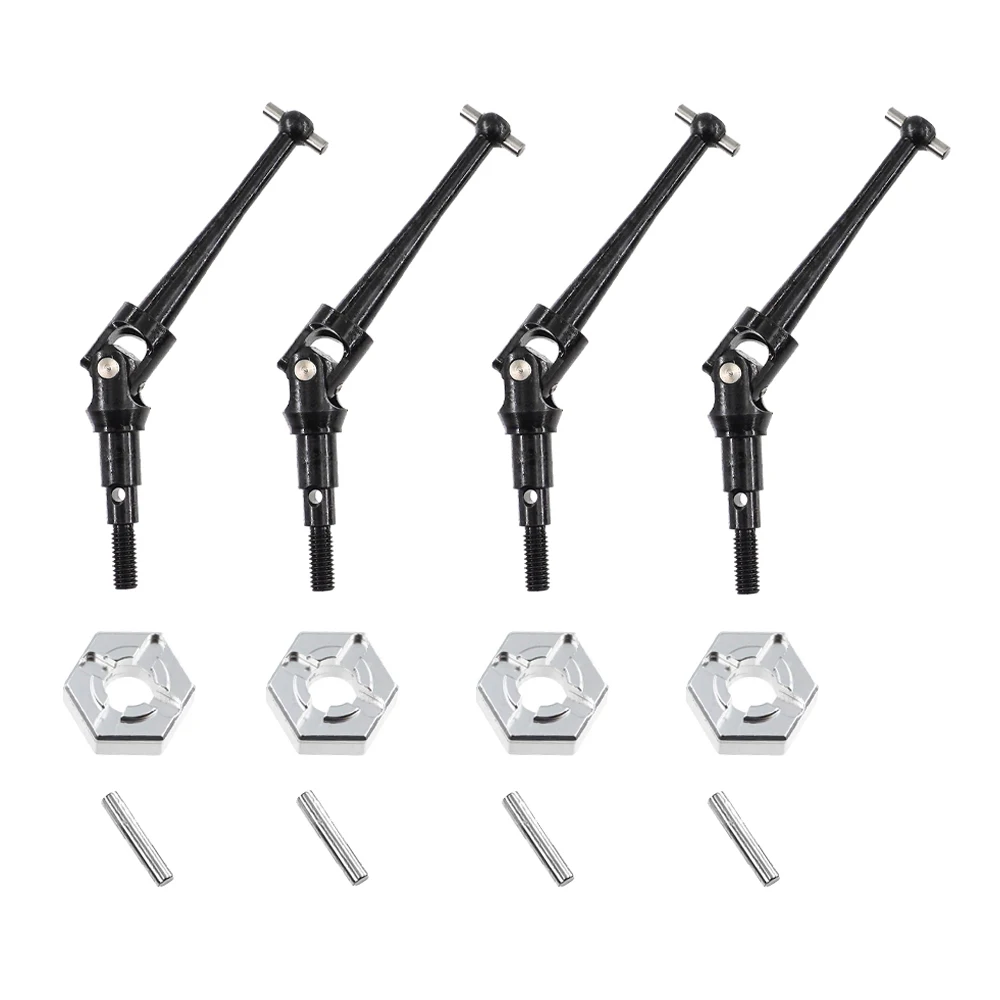 High Performance Metal Upgrade Drive Shaft and 12mm Hexagonal Joint For SCY MJX JJRC 1/14 1/16 RC Car Spare Parts