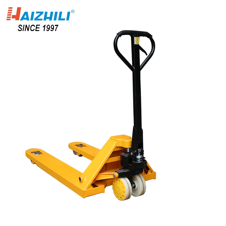 Hydraulic Forklifts Manual Hand Pallet Truck China 1150/1220mm 550/685mm HAIZHILI 1 Years CBYD-3T CN;GUA 205mm CE
