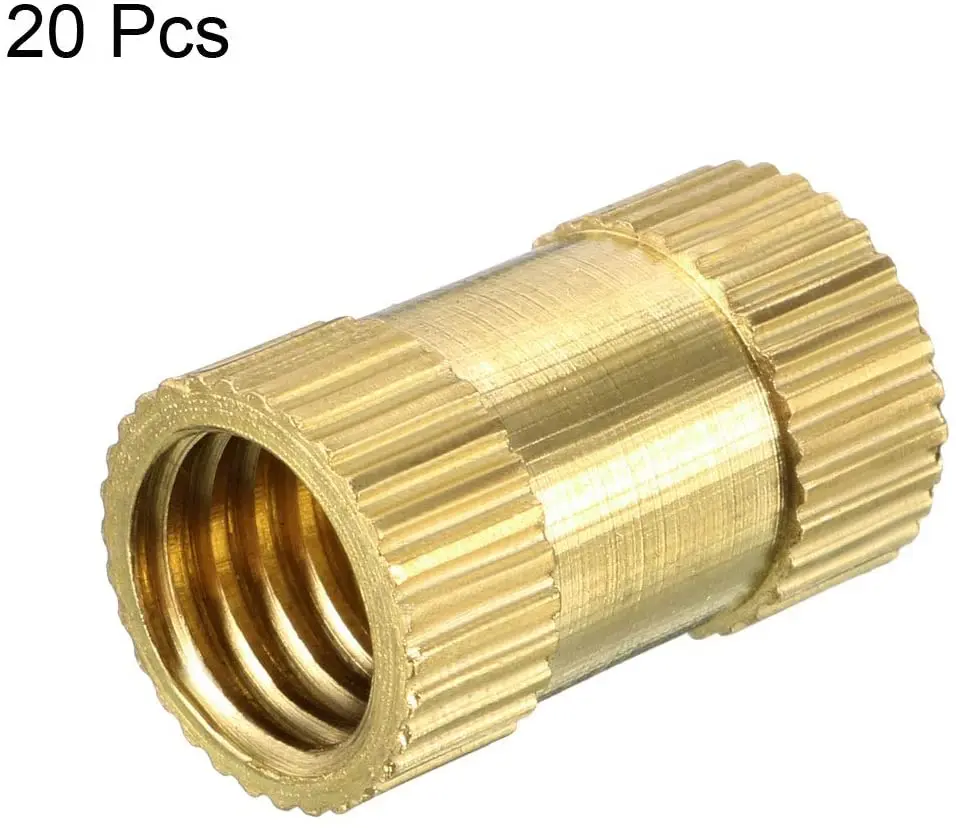 JM Brand Customized Brass Threaded Insert Nut for Plastic Wooden Mold