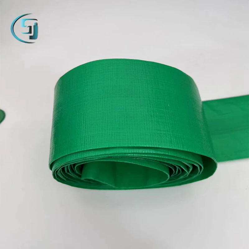 High quality factory outlet PVC Coated Plastic Hose Plastic Coating Lay flat hose