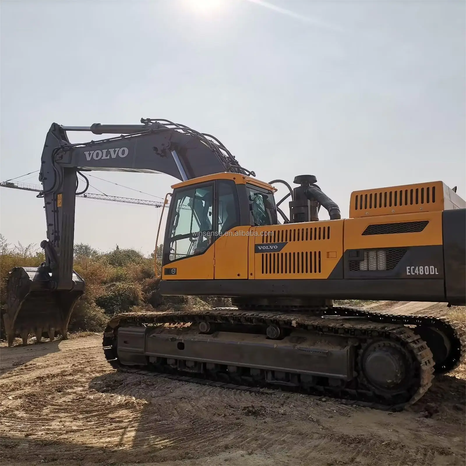 EC480DL Volvo 480 б/у дешевый гусеничный экскаватор 240 360 высокопроизводительный 40 тонн при стандартном хорошем