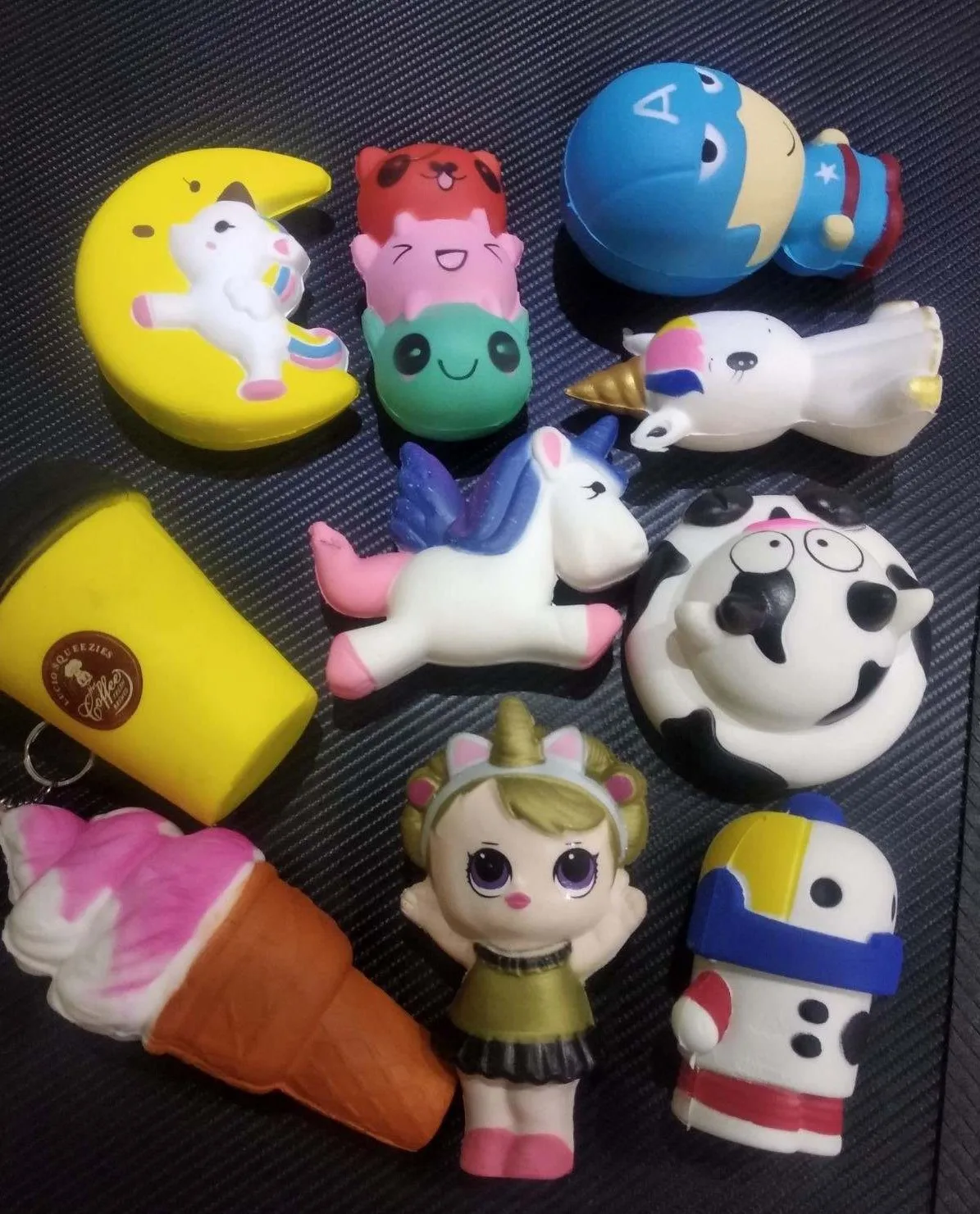 PT Trending Products 2024 New Arrivals Squishies Toys Random Jumbo Medium Mini Slow Rising Kawaii Squishy Squeeze Toys