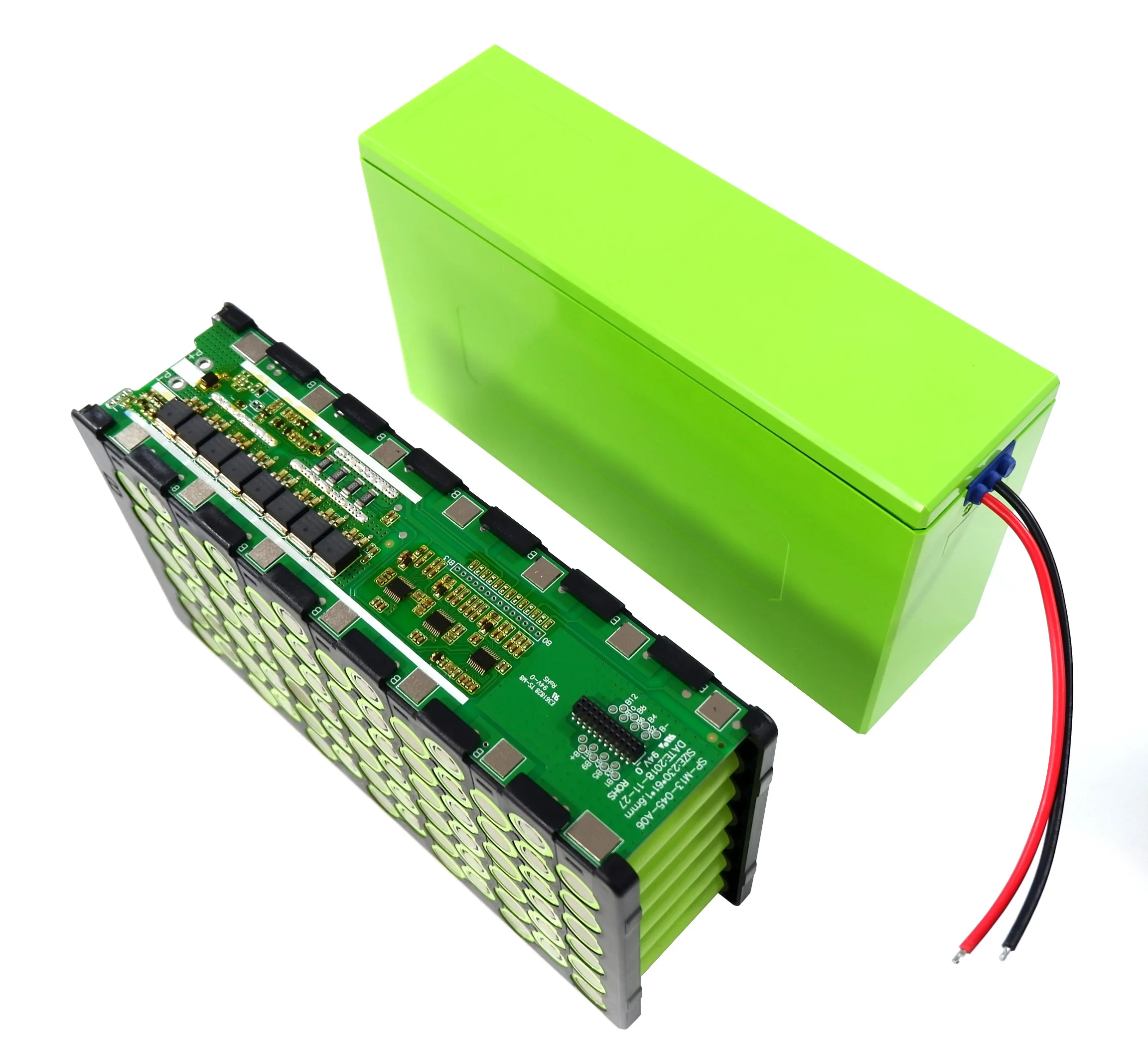 Lithium Battery Box 13S6P 48V 20Ah Li-ion Case+Holder+Nickel+BMS for 18650 Pack