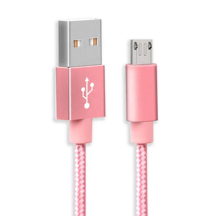 Long Cell Phone Charger Cords Android High Speed Interlligent Micro USB Date Cable