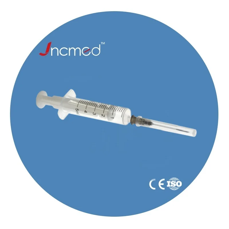 Made in China Steroid Irrigation Disposable Insulin Medical Injection Plastic Syringe with Hypodermic Needles