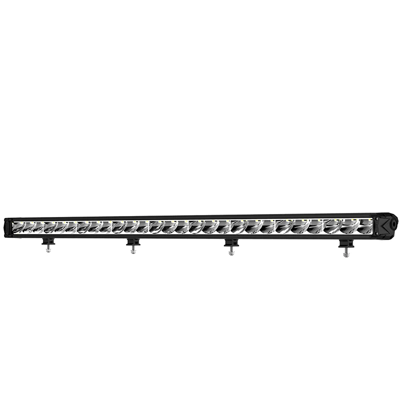 Emark Aluminum 12V ip68 waterproof bar light single row led work light bar truck ATV UTV light bar