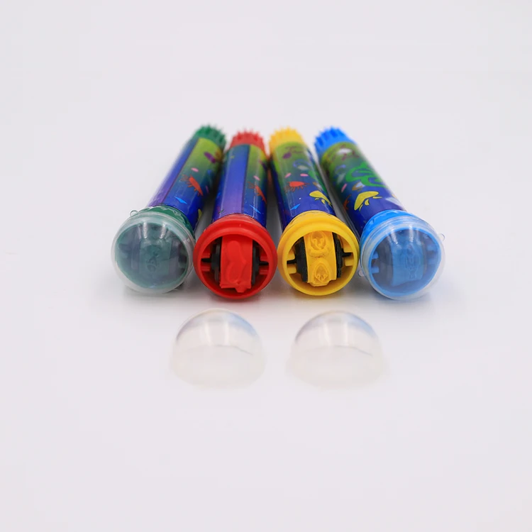 Factory custom multi color watercolor roller stamp marker pen for kids