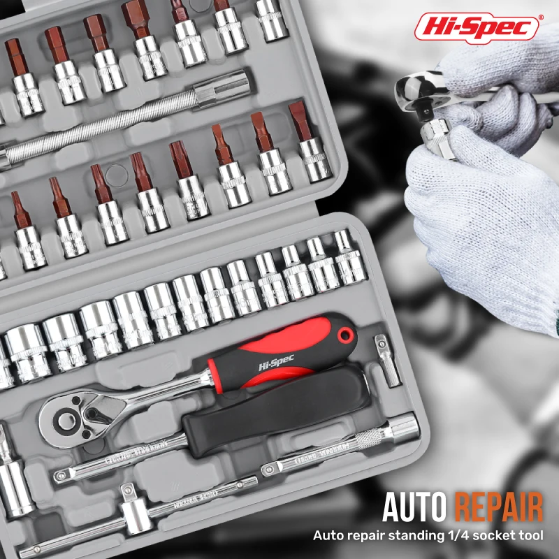 40pc 1/4 Inch S2 Steel Hex, Torx, Slot, Phillips Socket Bits and Socket Set with Ratcheting Wrench Accessories. OEM ODM Ready