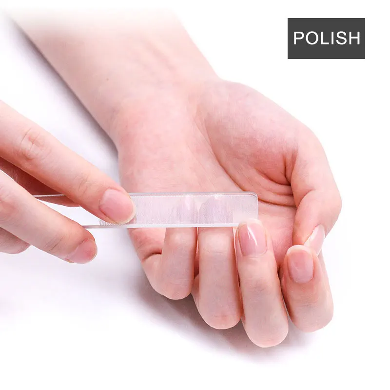 Hot Sales Professional Nail Trimming File Strip Dead Skin Removal File Polishing Tool High Quality Glass Customized Custom Logo