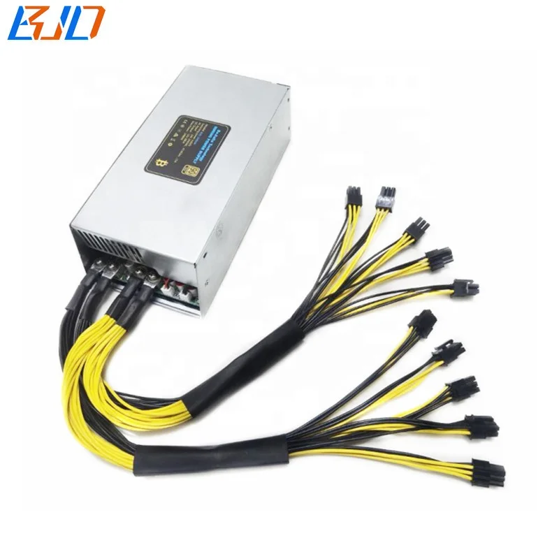 Блок питания 2400 Вт 2U, 180-240 В, 10*6 контактов, 12 В