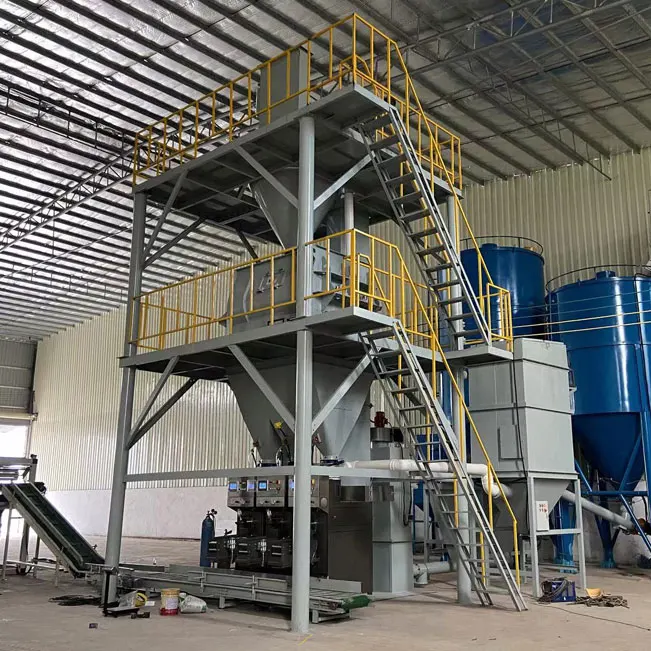 Premix Mortar Plant Adhesive Mortar Production Line Lime Mortar Mixing Plant Wall Putty Making Machine Dry Mixer Machine