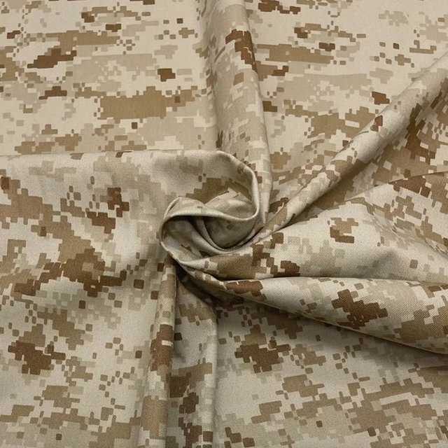 Yilong fabric manufacturer wholesale poyester/cotton twill tactical uniform AOR1 camo desert digital camouflage Marpat fabrics