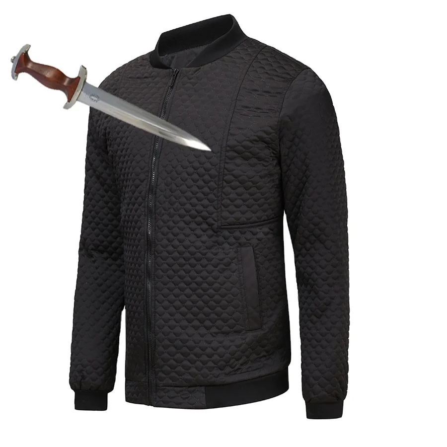Armadillo Tex winter outdoor Quilted jacket stab proof body armor stab resistant body armour for police