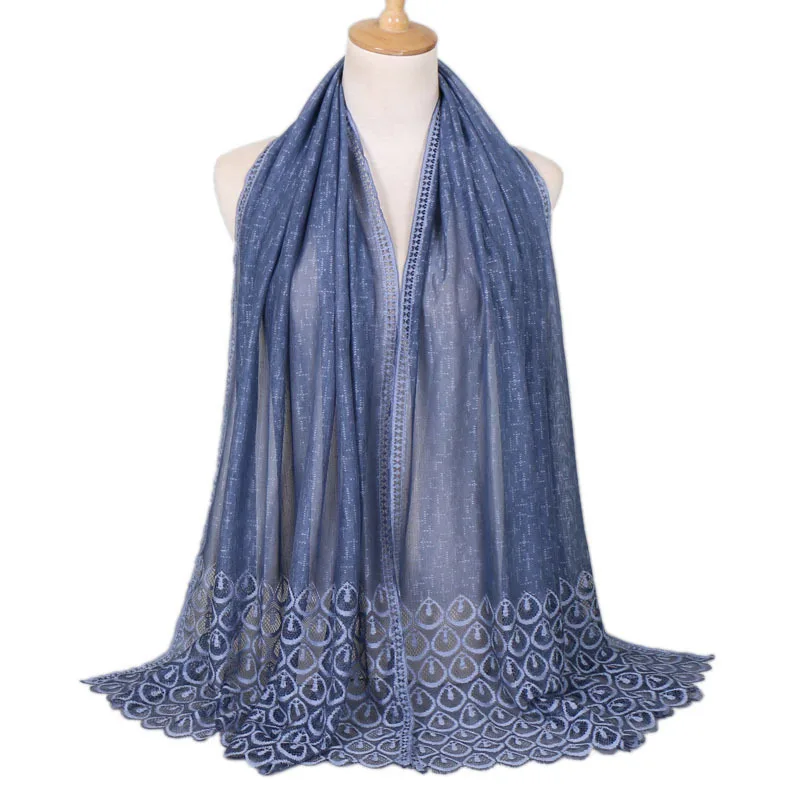 2019 New Spring Nylon Scarves For Women Shawls And Wraps Lady Pashmina Pure Long Cashmere Neck Head Scarf Hijabs Stoles Foulard