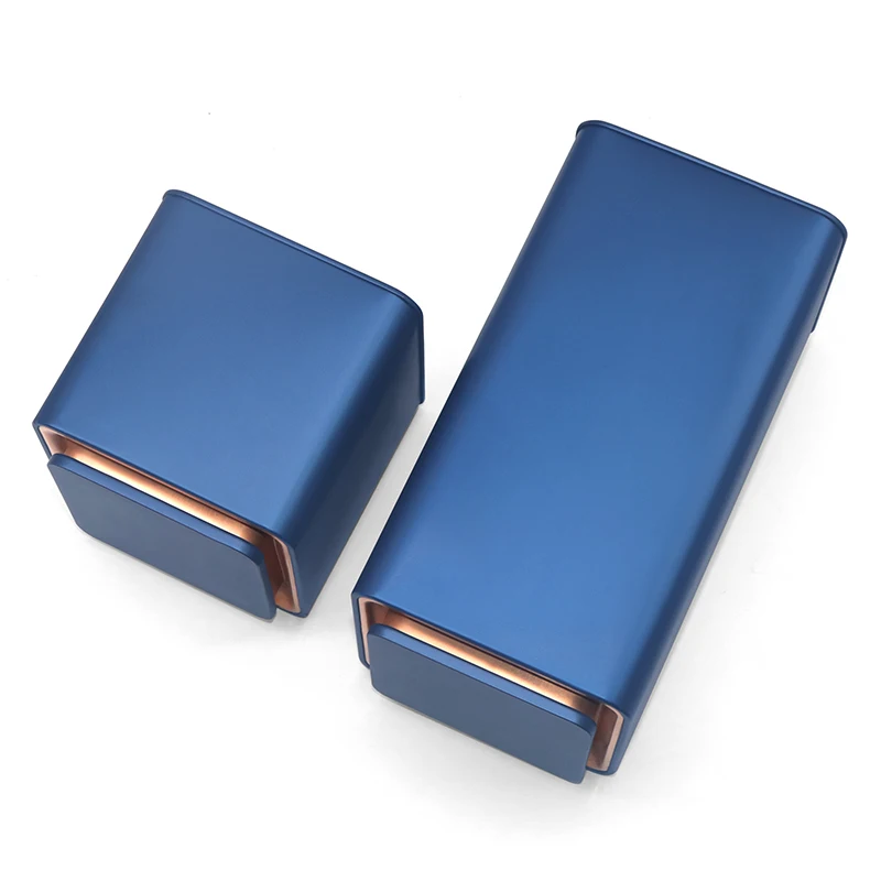 Square Tea Tin Box Metal Jewelry Gift Tin Can Packaging For Cookies Wholesale Custom Tinplate coffee bean Tin Box