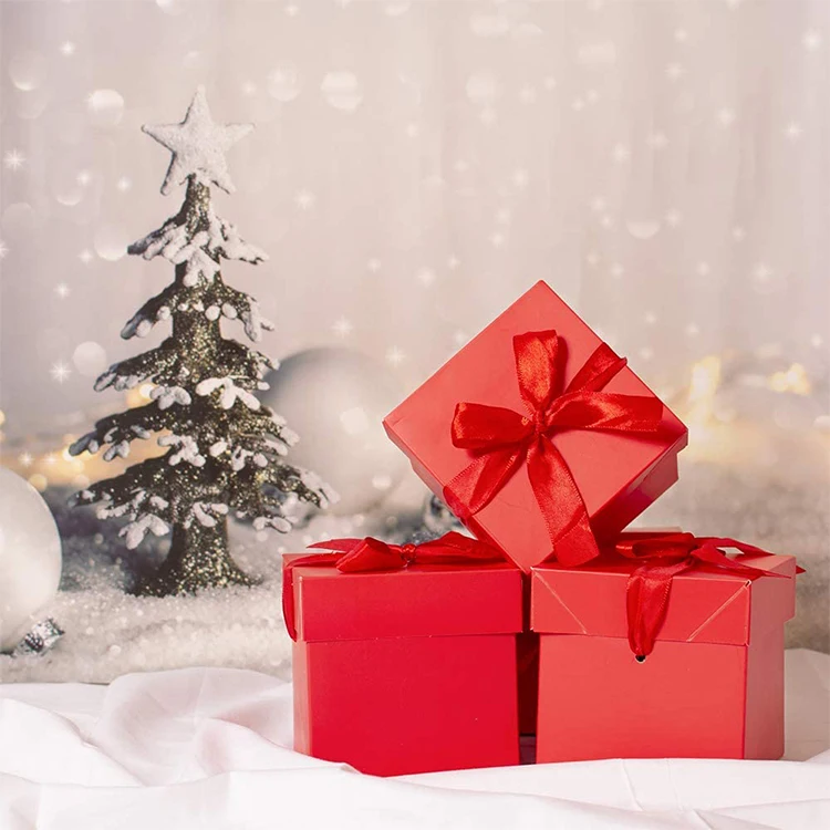 New Trending Pure Color Concise Design Square Gift Box For Sale