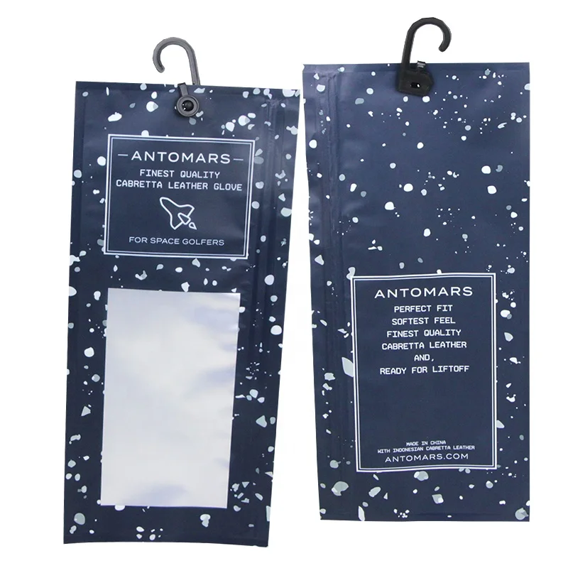 Небольшой минимальный объем заказа, печатный закрывающийся ползунок с застежкой-молнией для упаковки носков, подвесной полиэтиленовый пакет с крючком