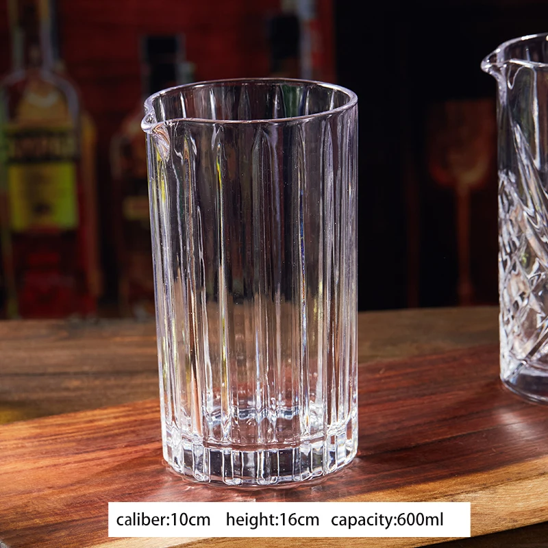 High Quality Large Capacity Vertical Stripe Fruit & Tea Infusion Pitcher for Restaurants Wholesale Supply