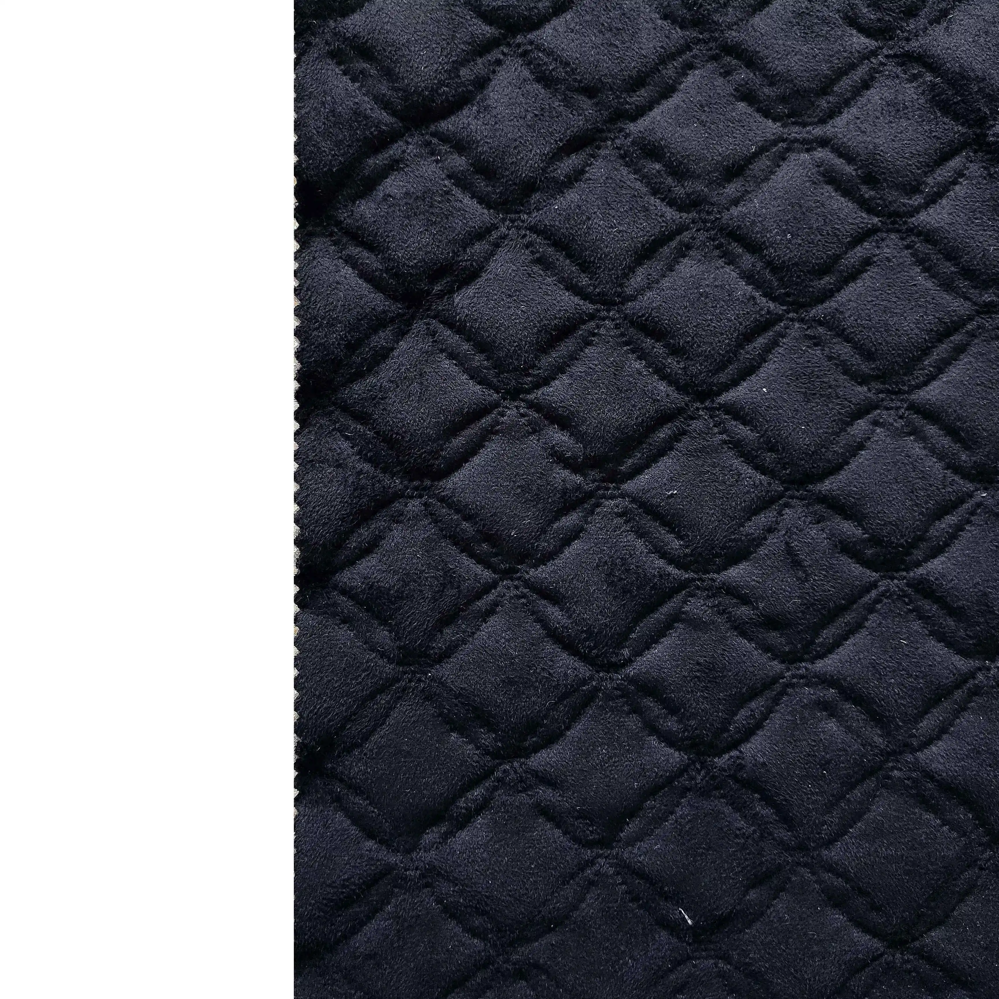 High Quality and Hot Sale 3D Embossed Jacquard Car Seat Fabric with Foam for Car Seat/ Bus Seat