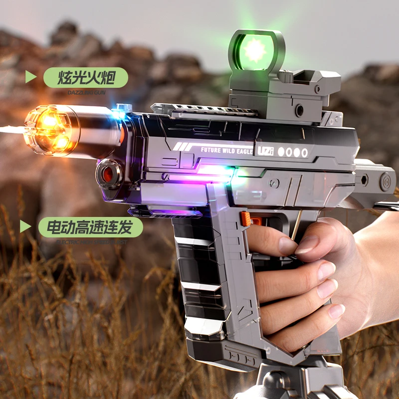 UZI Electric Scorpion Water Gun Toy Automatic Absorption Water Squirt Guns Continuous Shooting Children Summer Outdoor Adult Kid