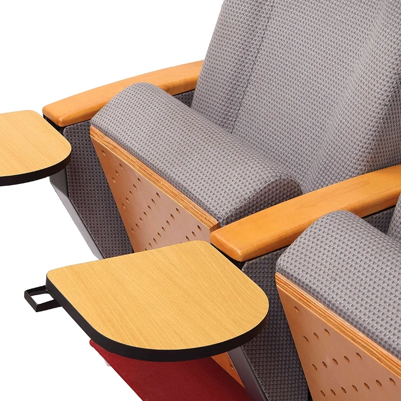 Wholesale Stadium Seats Stacking Fabric Connect indoor solid wood llecture cinema auditorium seating home theatre chair