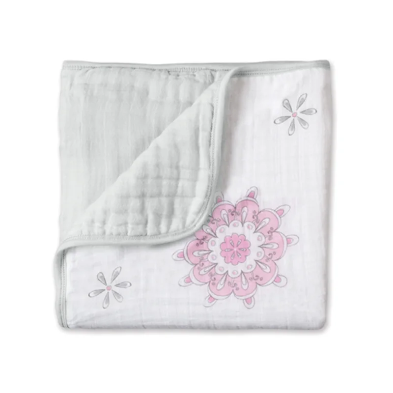 
Wholesale Muslin cotton 4 Layers Muslin Swaddle Baby Blanket With Adjustable Wrap 