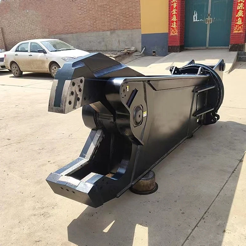 High Powerful Double Cylinder Cutting Car Shear Shearing Machine Hydraulic Cylinder For Excavator And Backhoe Loader