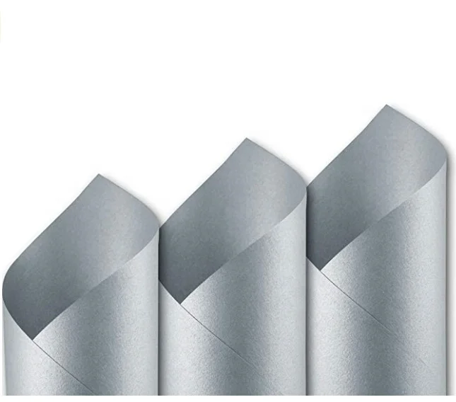 China Manufacture Colour A4 120gsm 250g Linen Embossed Shine Iridescent Pearlescent Shimmer Metallic Craft Pearl Paper for DIY