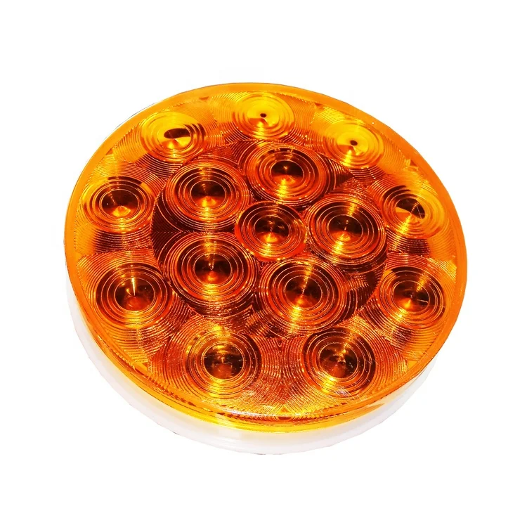 
4 inch round led turn signal indicator led tail lamp semi trailer 