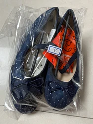 Wholesale shoes stock round toe cute kids casual shoes girls flat ballerinas footwear children school dress shoes for kid