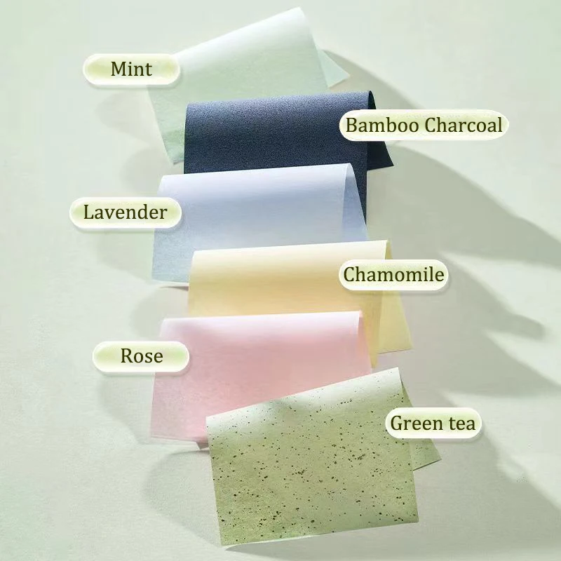 Natural Face Easy Dispensing Oil Absorbing Sheets Premium Handy Facial Blotting Papers Face Skin Care Oil Blotting Paper