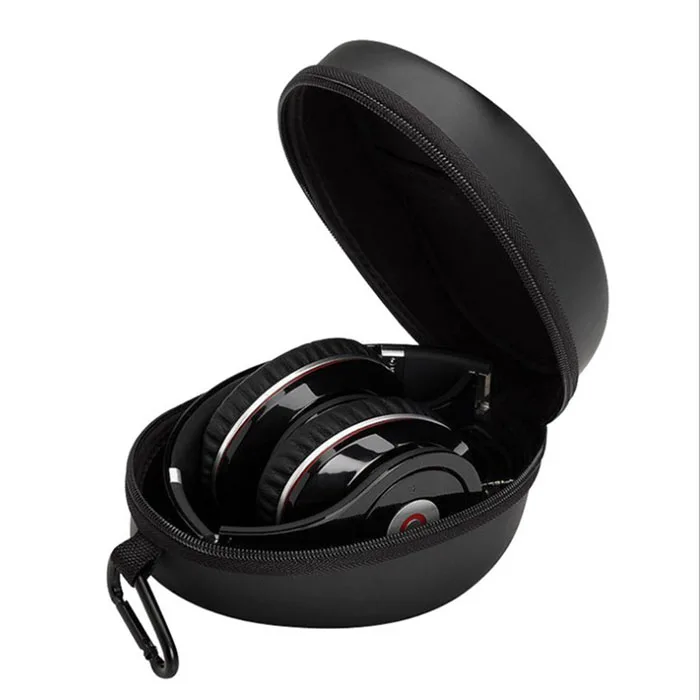 
Portable Protective New Zip Up Hard Shell Large EVA Headphone Headset Case bag 