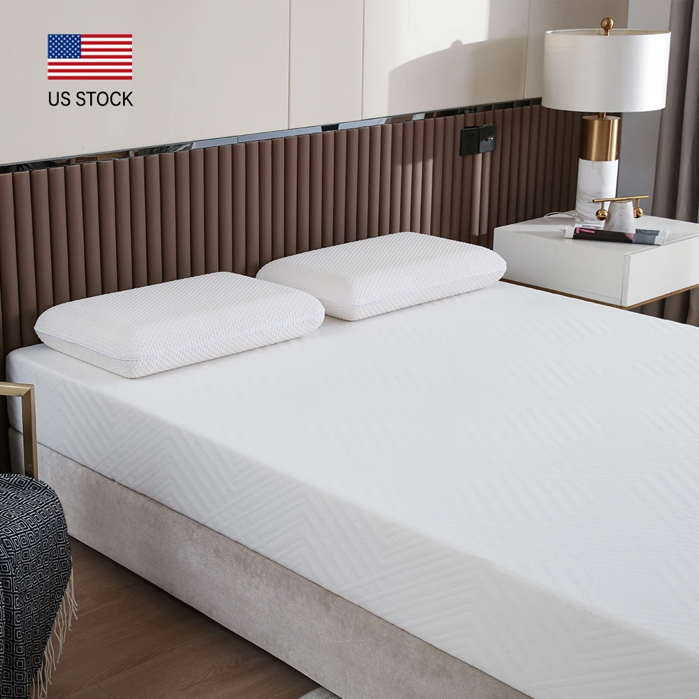 Us in Stock Modern Certipur Us Luxury Queen Twin Xl Soft Natural Latex  Spring Memory Foam Mattress Vacuum Package