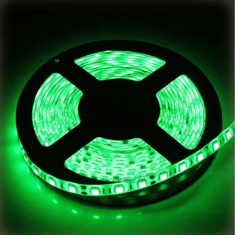 5m IP65 5050 smd 12v 24v outdoor flexible 5 meters white waterproof led strip light