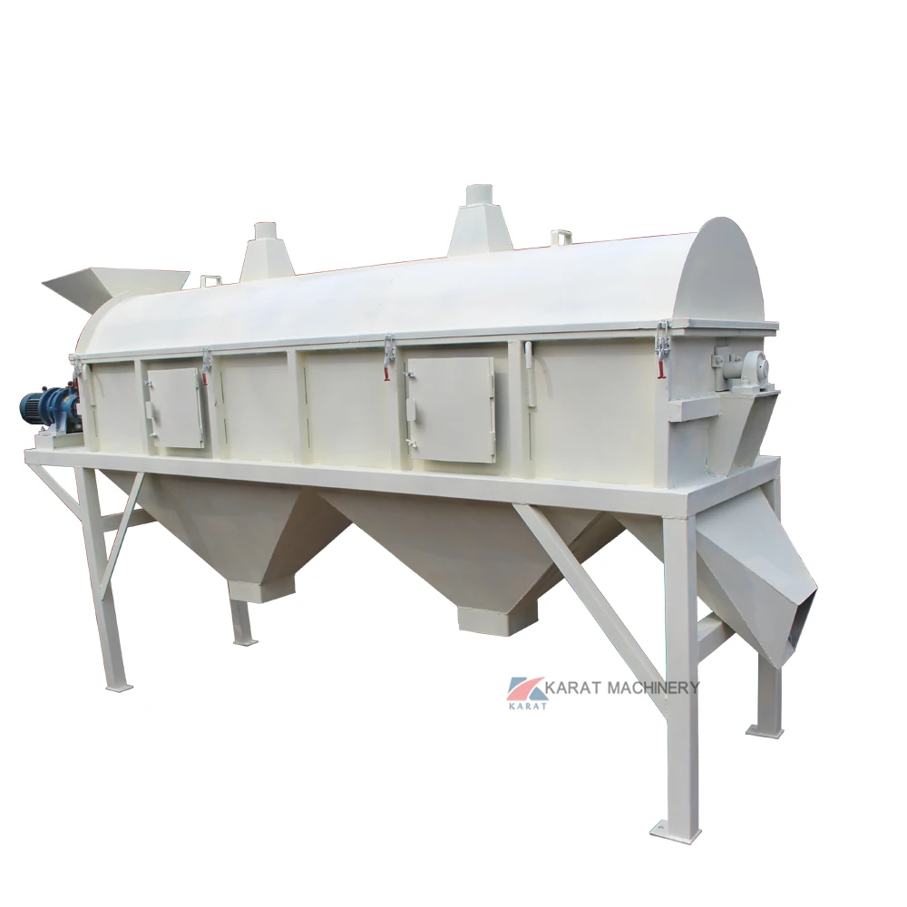 Carbon steel sand gravel rotary trommel screen separator