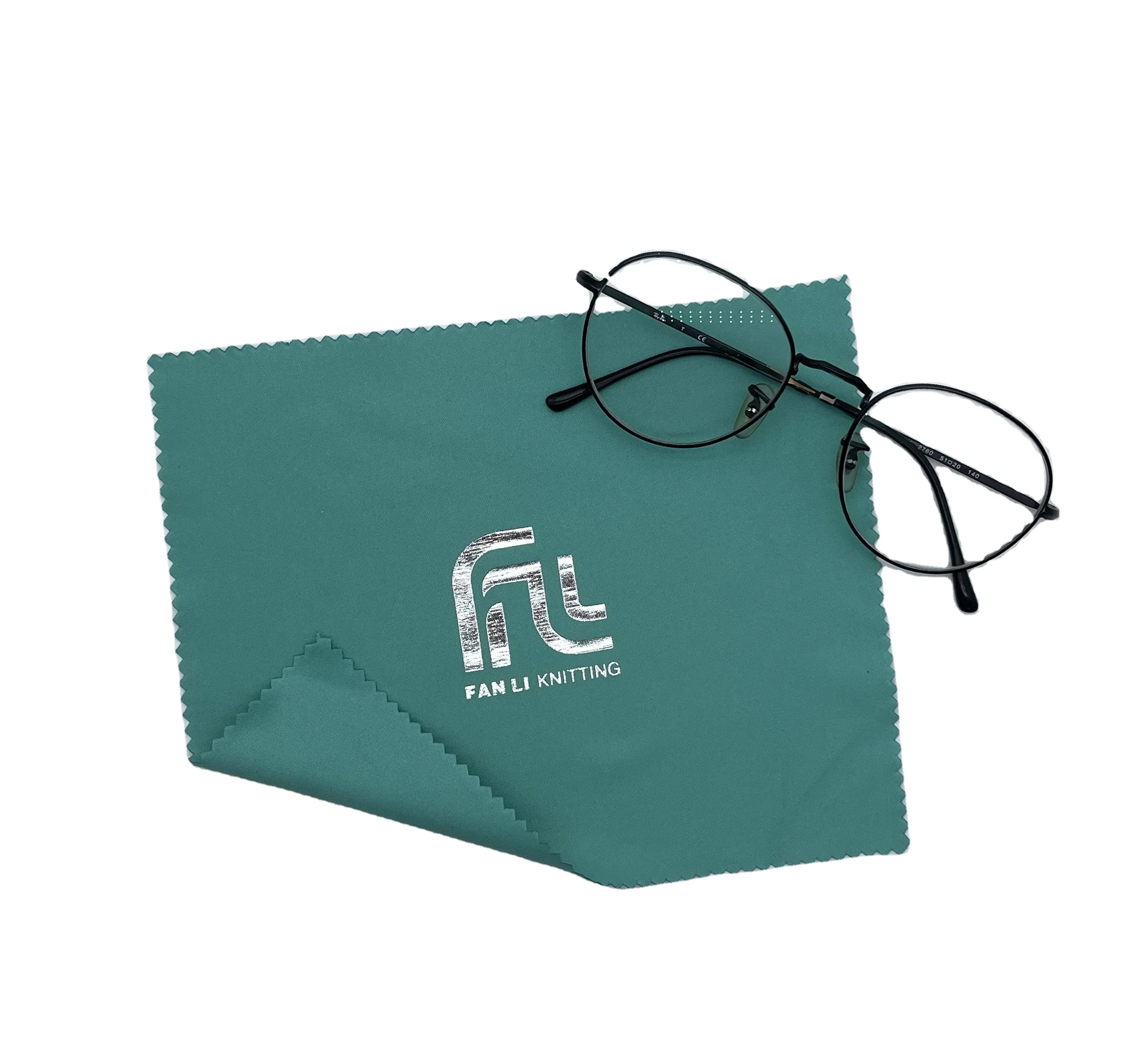 
Simple style felt hot stamping microfiber cleaning fabric cloth for glasses 