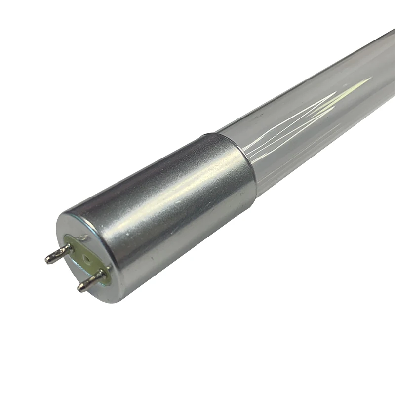 Флуоресцентная кварцевая неозонированная бактерицидная лампа G13, УФ uvc 185 нм, стерилизатор света, ультрафиолетовая бактерицидная лампа