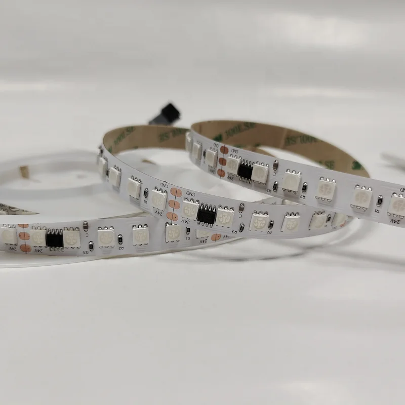 Dmx 12V 24v Pixel Programmable magic Digital 5050 2811 W2811 WS2811 UCS1903 SM16703 RGB a address Addressable  LED Strip