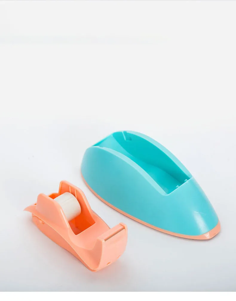 adhesive tape dispenser TD16 Good and Cheap Fashion Simple Design Plastic Office Stationery Desk Tape Dispenser for Office