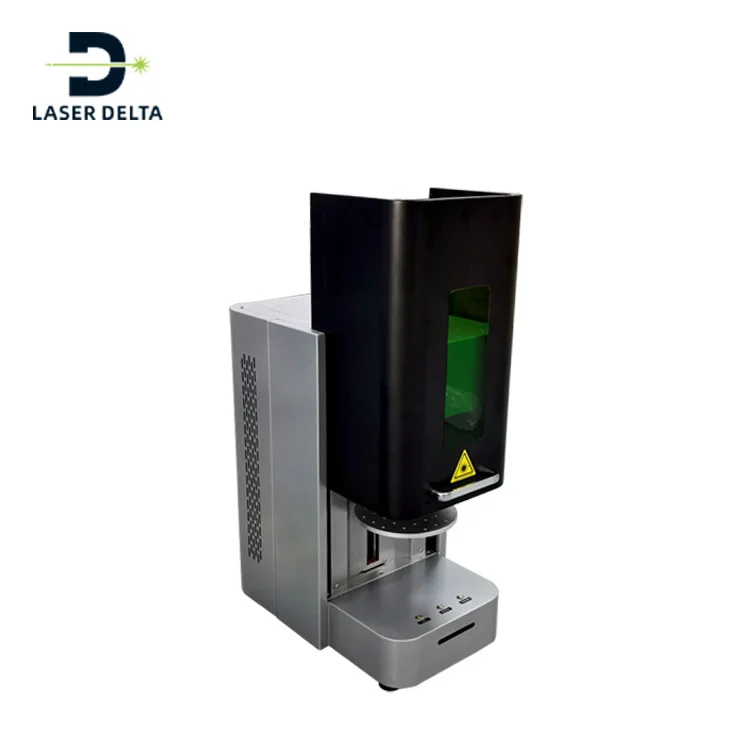 Delta Enclosed Laser marking machines 20w deep engraving laser marking machine portable multi color fiber laser marking machine