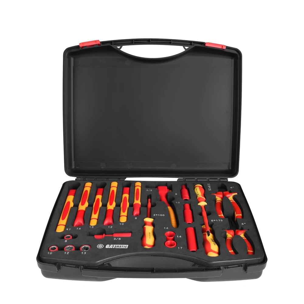 mechanic socket tool set car repair pneumatic impact torque wrench socket insulation hand tools set