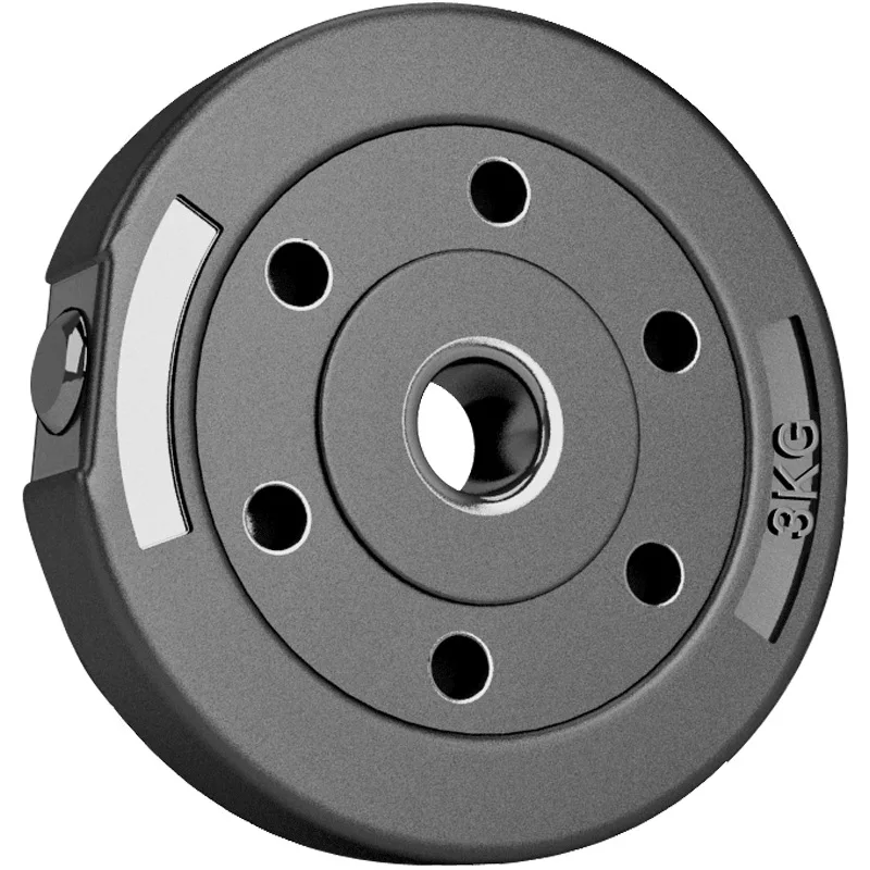 custom gym equipment plastic cement used filled weight dumbbell plate