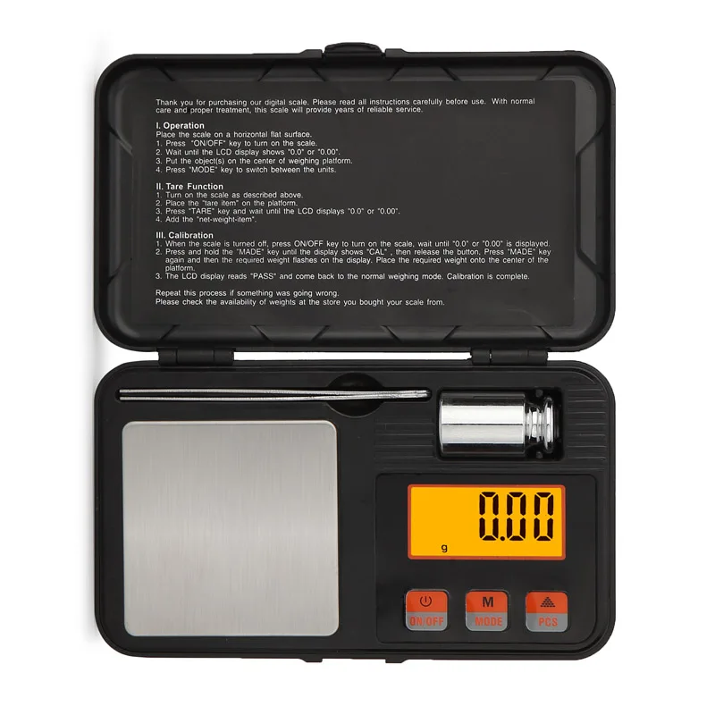 Digital scale balance 200g 0.01g Precision Electronic Balance electronic pocket scale Gram Weight for Kitchen Jewelry