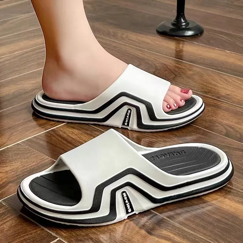 manufacturers custom Logo fashion slippers for women Footwear Sandal Pvc Pure blank breathable slippers for men