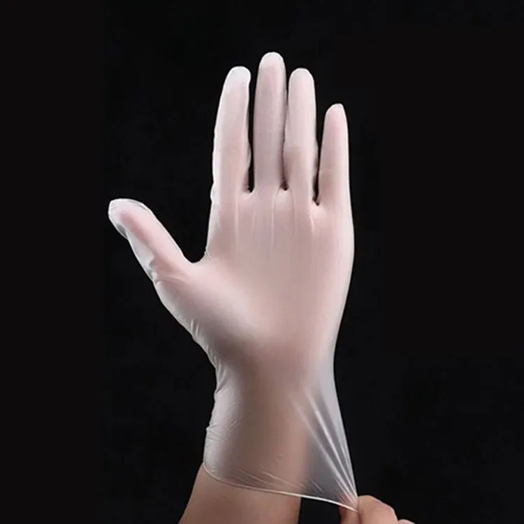 Factory Supplier Disposable Transparent PVC Vinyl Gloves Widely Used in life and working PVC Safety Food Grade Touch Screen