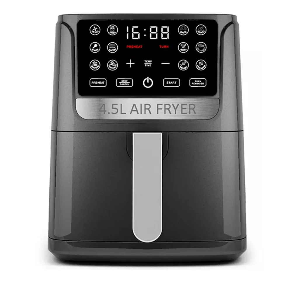 4.5L Fat-free fryer 1400W 8 programs smart air fryer digital Non-Stick Basket for kitchen Use New freidora de aire
