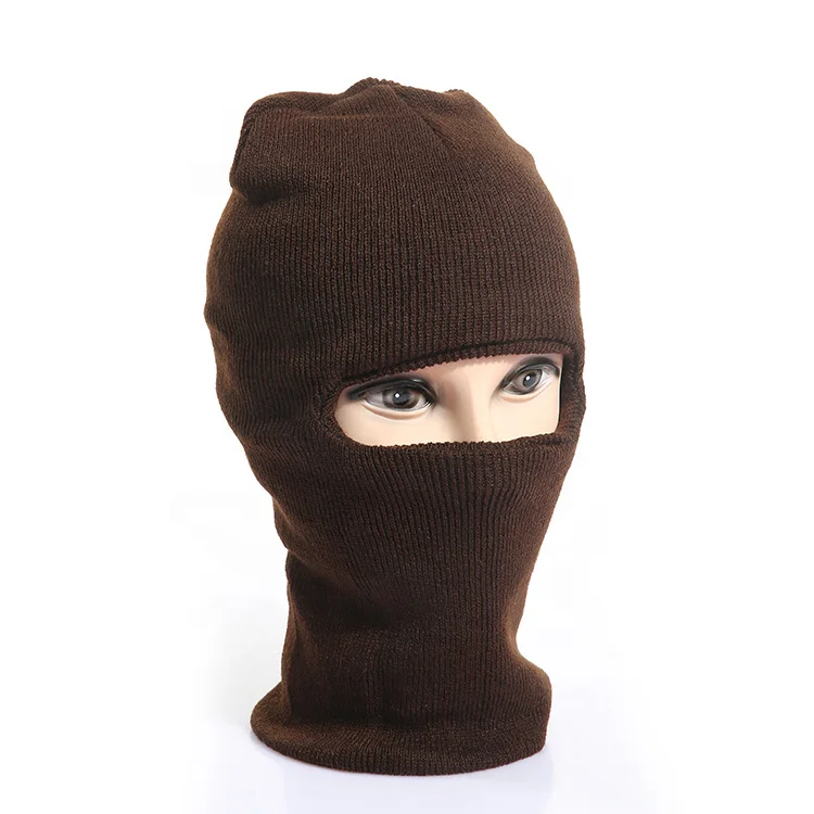 Wholesale Custom Ski Masks Balaclava Men 3 Hole Full Face Mask Hat Cap