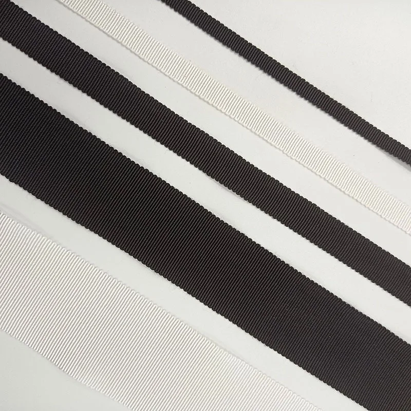 Custom Ribon Hat Ribbon 100 % Polyester 16mm Solid Color Rayon Petersham Grosgrain Ribon Hat Ribbon